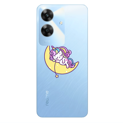 Realme Note 60 Sleeping horse Transparent Silicone TPU Θήκη