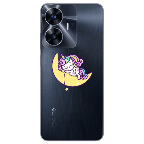 Realme Note 50 Sleeping horse Transparent Silicone TPU Θήκη
