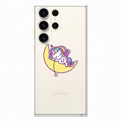 Samsung S25 Ultra Sleeping horse Transparent Silicone TPU Θήκη