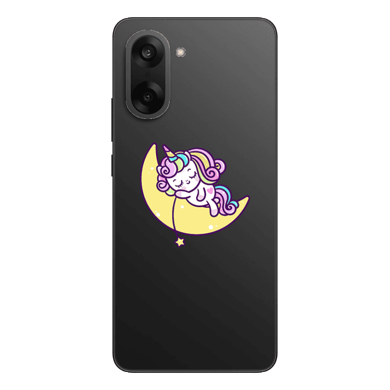 Oneplus Nord CE 5 Sleeping horse Transparent Silicone TPU Θήκη