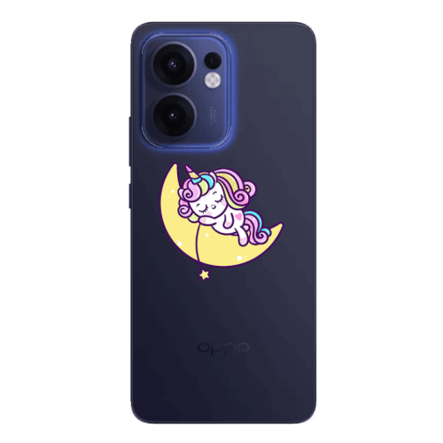 Oppo Reno13 FS Sleeping horse Transparent Silicone TPU Θήκη