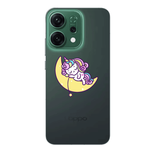 Oppo RENO 14 Sleeping horse Transparent Silicone TPU Θήκη