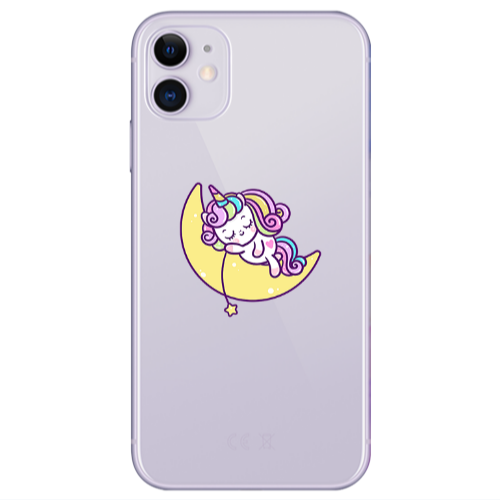 Apple iPhone 11  Sleeping horse Transparent Silicone TPU Θήκη