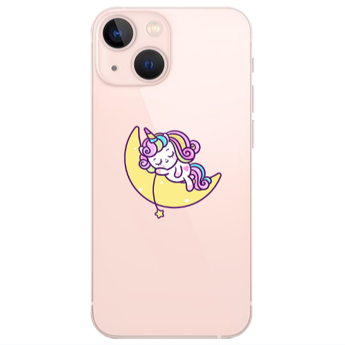 Apple iPhone 13 Sleeping horse Transparent Silicone TPU Θήκη