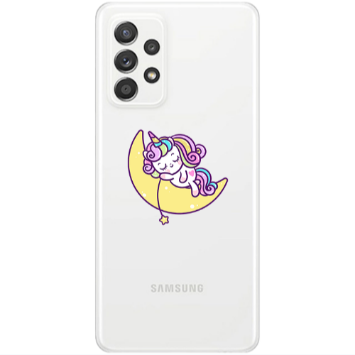 Samsung A52 Sleeping horse Transparent Silicone TPU Θήκη
