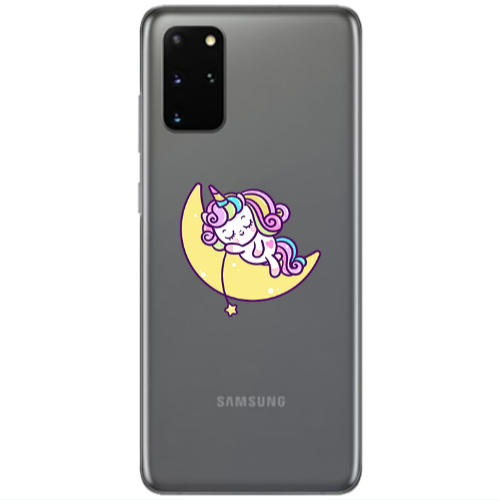 Samsung S20 Plus Sleeping horse Transparent Silicone TPU Θήκη