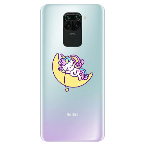 Xiaomi Redmi Note 9 Sleeping horse Transparent Silicone TPU Θήκη
