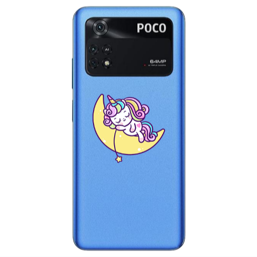 Xiaomi Poco M4 Pro 4G Sleeping horse Transparent Silicone TPU Θήκη