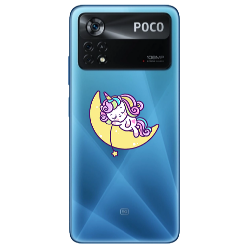 Xiaomi Poco X4 Pro Sleeping horse Transparent Silicone TPU Θήκη