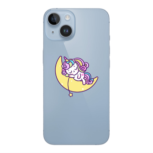 Apple iPhone 14  Sleeping horse Transparent Silicone TPU Θήκη