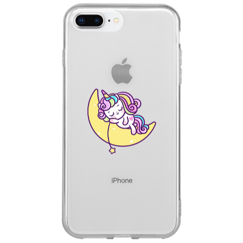 Apple iPhone 7 Plus Sleeping horse Transparent Silicone TPU Θήκη