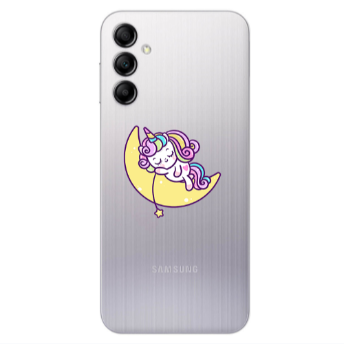 Samsung A24 Sleeping horse Transparent Silicone TPU Θήκη