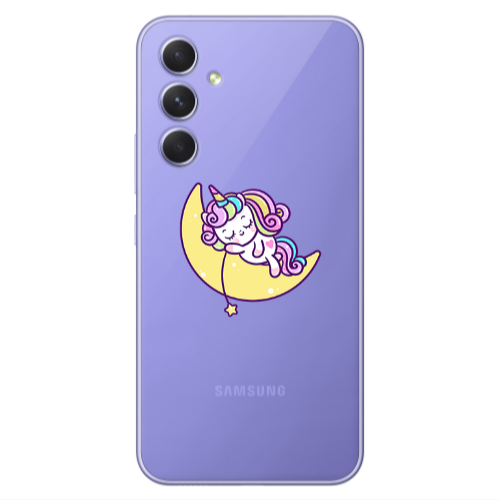 Samsung A54 Sleeping horse Transparent Silicone TPU Θήκη