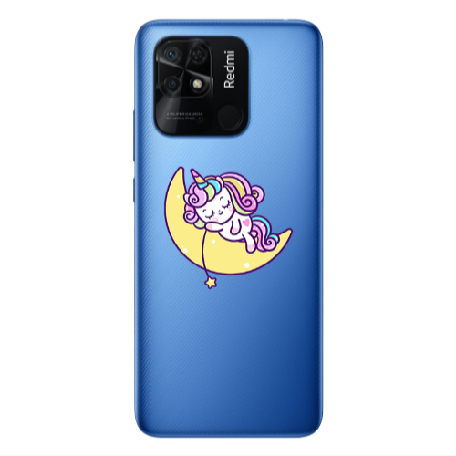 Xiaomi Poco C40 Sleeping horse Transparent Silicone TPU Θήκη