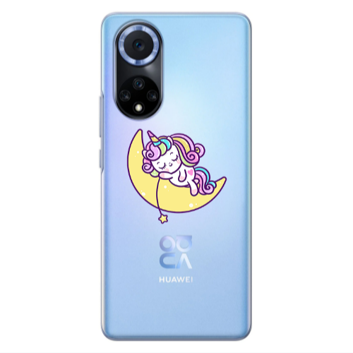 Huawei Nova 9 Sleeping horse Transparent Silicone TPU Θήκη