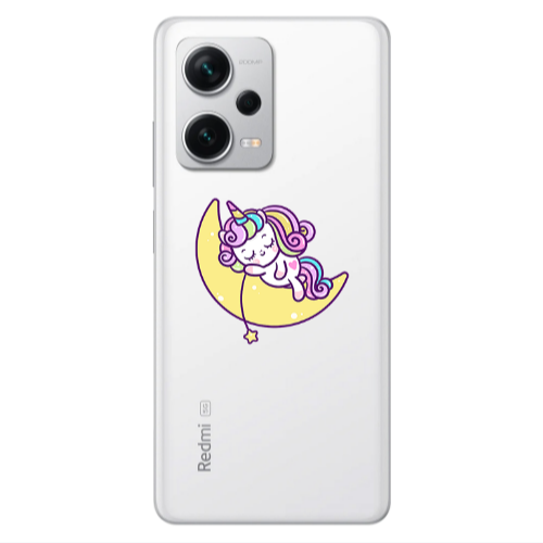 Xiaomi Redmi Note 12 5G Sleeping horse Transparent Silicone TPU Θήκη