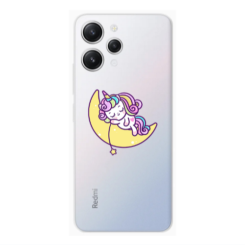 Xiaomi Redmi 12 Sleeping horse Transparent Silicone TPU Θήκη