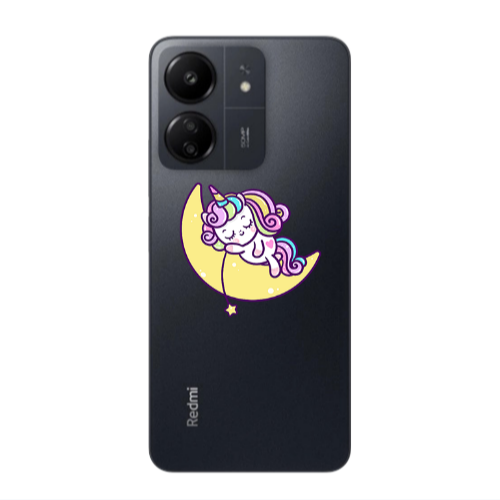 Xiaomi Redmi 13C Sleeping horse Transparent Silicone TPU Θήκη