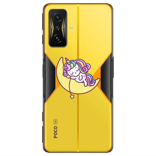 Xiaomi Poco F4 Gt Sleeping horse Transparent Silicone TPU Θήκη