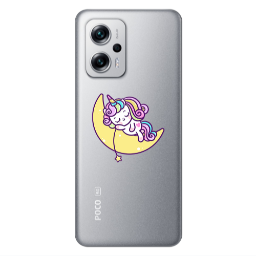 Xiaomi Poco X4 GT Sleeping horse Transparent Silicone TPU Θήκη