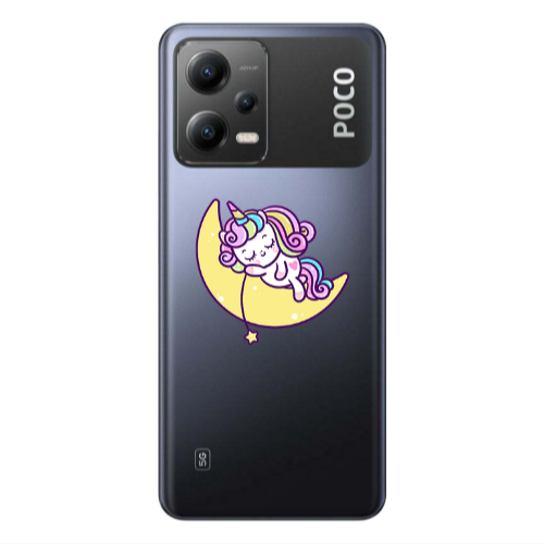Xiaomi Poco X5 Sleeping horse Transparent Silicone TPU Θήκη