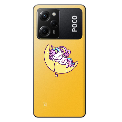Xiaomi Poco X5 Pro Sleeping horse Transparent Silicone TPU Θήκη