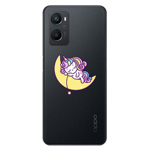 Oppo A 96 Sleeping horse Transparent Silicone TPU Θήκη