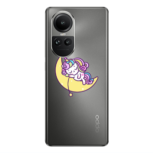 Oppo Reno10 5G Sleeping horse Transparent Silicone TPU Θήκη