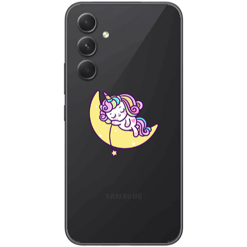 Samsung Galaxy A25 Sleeping horse Transparent Silicone TPU Θήκη