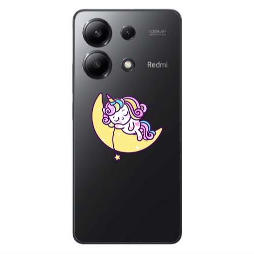 Xiaomi Redmi Note 13 4G Sleeping horse Transparent Silicone TPU Θήκη