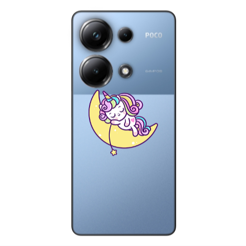 Xiaomi Poco M6 Pro 4G Sleeping horse Transparent Silicone TPU Θήκη