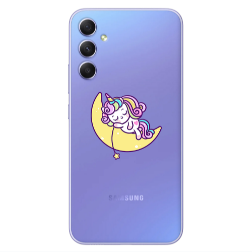 Samsung A15 5G Sleeping horse Transparent Silicone TPU Θήκη