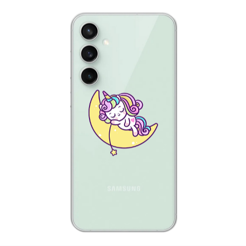 Samsung S24 Plus Sleeping horse Transparent Silicone TPU Θήκη