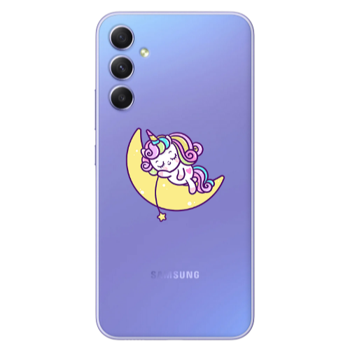 Samsung A16 Sleeping horse Transparent Silicone TPU Θήκη