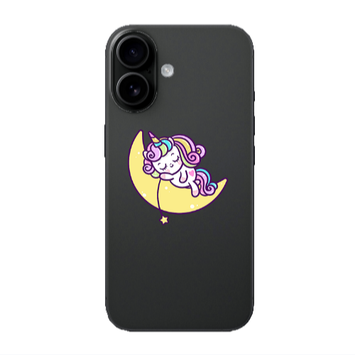 Apple Iphone 16 Sleeping horse Transparent Silicone TPU Θήκη