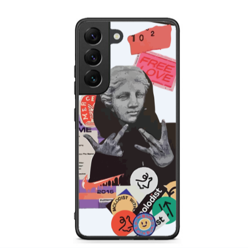 Samsung S22 Plus Free love Black Glossy Θήκη