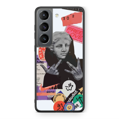 Samsung S21 PLUS Free love Black Glossy Θήκη