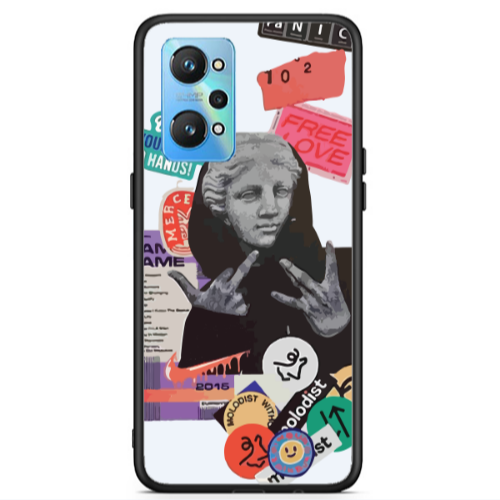 Realme Gt Neo 2 Free love Black Glossy Θήκη