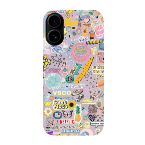 Apple Iphone 16 plus Vsco Transparent Silicone TPU Θήκη