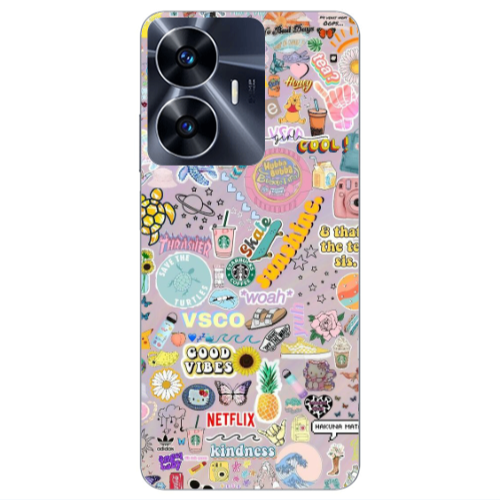 Realme Note 50 Vsco Transparent Silicone TPU Θήκη