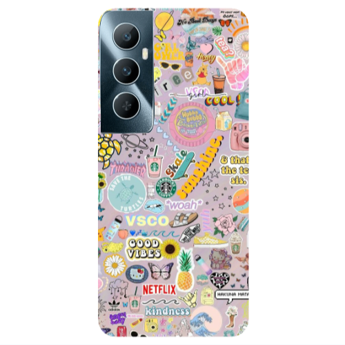 Realme C65 Vsco Transparent Silicone TPU Θήκη