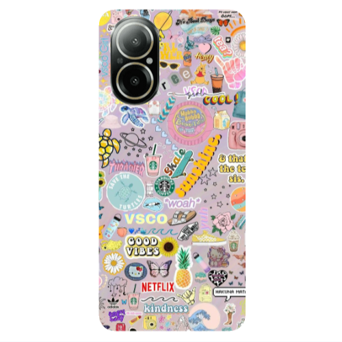 Realme C67 Vsco Transparent Silicone TPU Θήκη