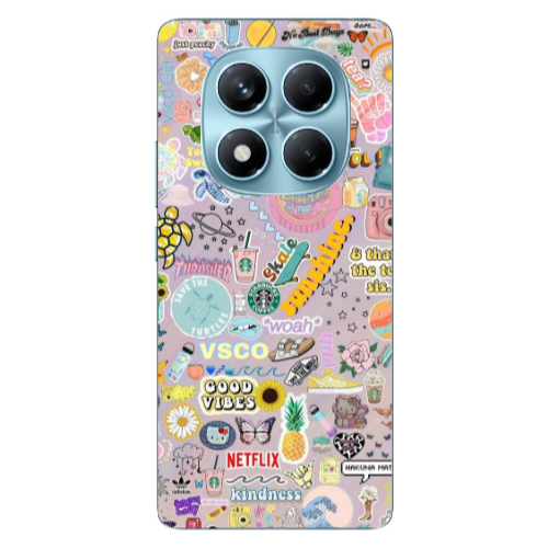 Xiaomi Redmi Note 14 Pro Vsco Transparent Silicone TPU Θήκη