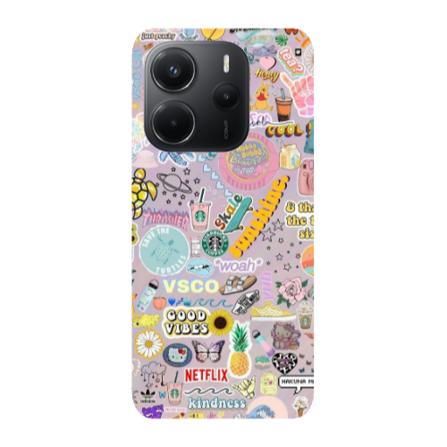 Xiaomi Redmi Note 14 Vsco Transparent Silicone TPU Θήκη