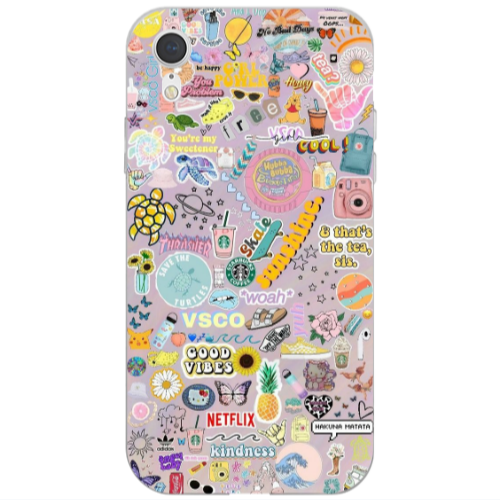 Apple iPhone Xr Vsco Transparent Silicone TPU Θήκη