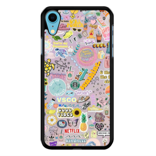 Apple iPhone Xr Vsco Black Glossy Θήκη