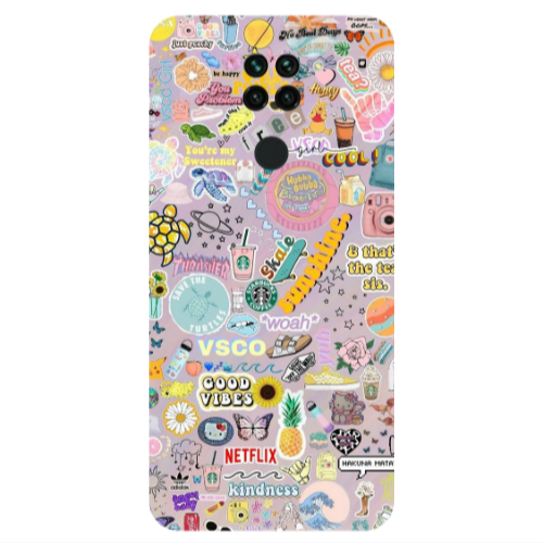 Xiaomi Redmi Note 9 Vsco Transparent Silicone TPU Θήκη