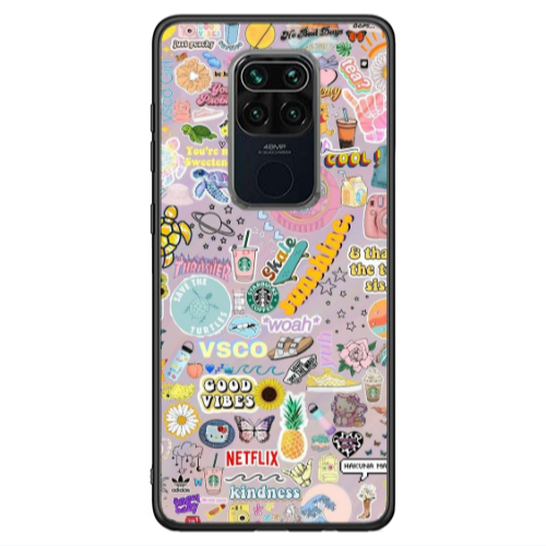 Xiaomi Redmi Note 9 Vsco Black Glossy Θήκη