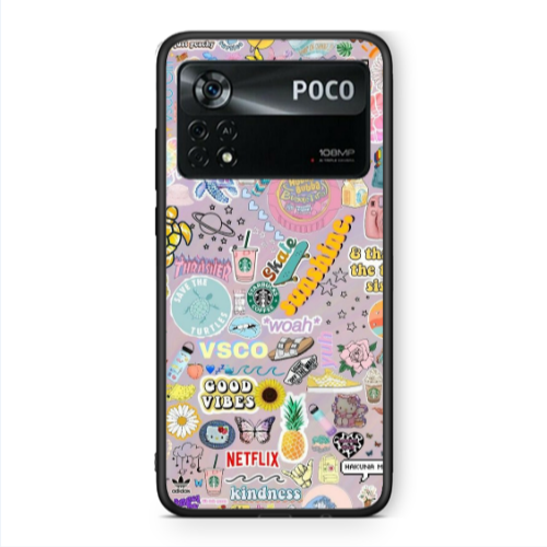 Xiaomi Poco X4 Pro Vsco Black Glossy Θήκη