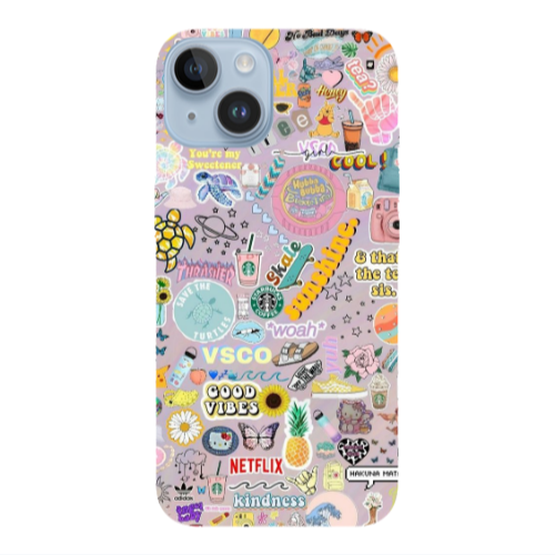 Apple iPhone 14  Vsco Transparent Silicone TPU Θήκη